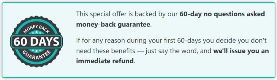 The Blood Pressure Solution moneyback guarantee