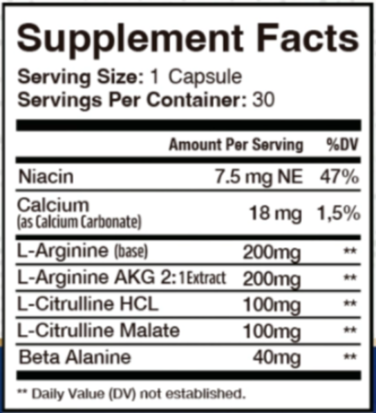 MemoClear Supplement Facts