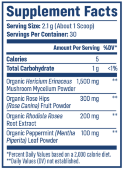 NativePath Native Mind Supplement facts